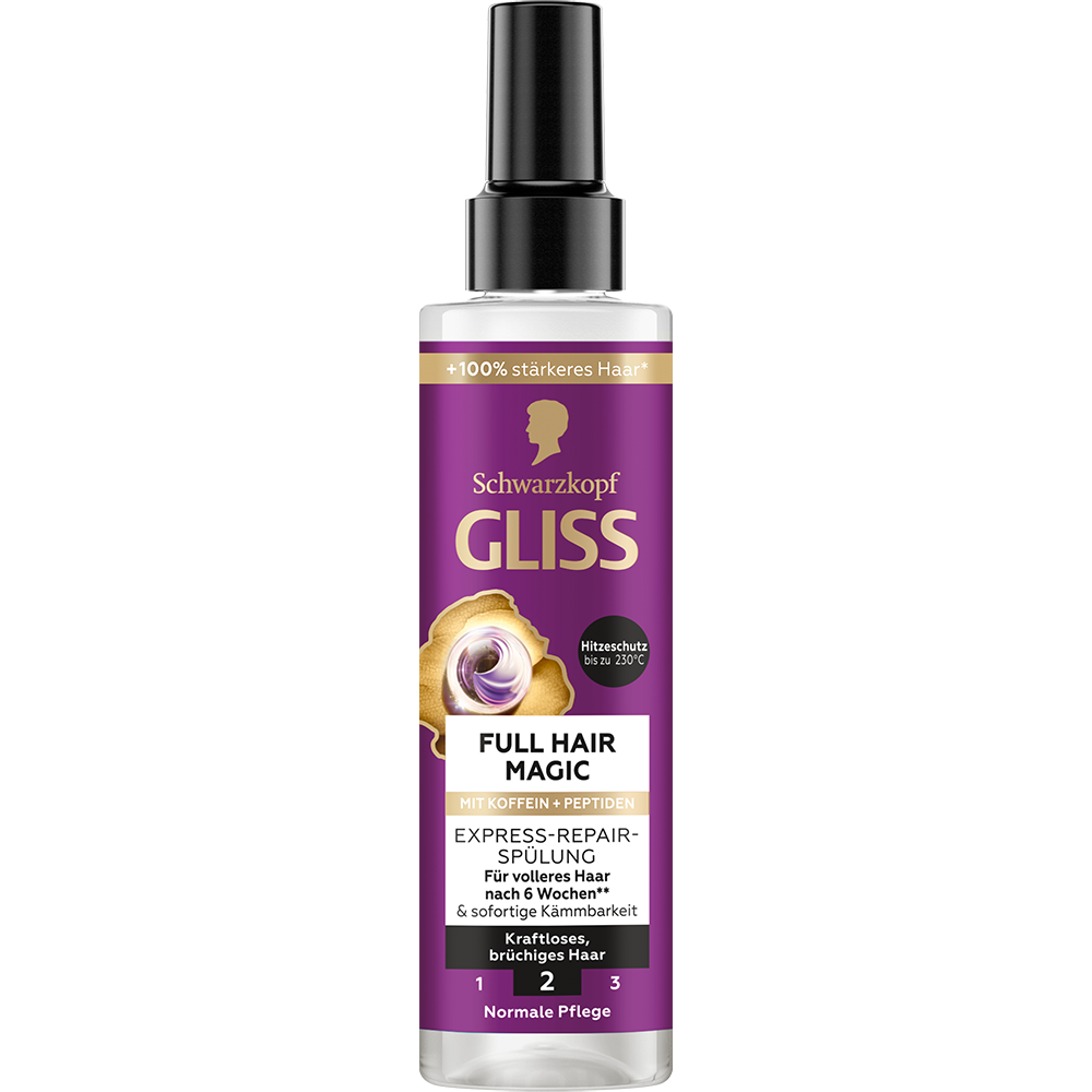 Bild: Schwarzkopf GLISS Express Repair Spühlung Full Hair Magic