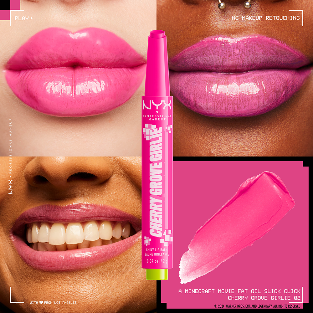 Bild: NYX Professional Make-up Minecraft Fat Oil Slick Click Lipbalm
