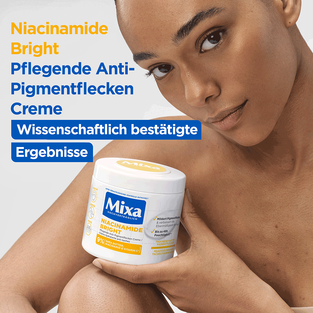 Bild: Mixa Niacinamide Bright Creme