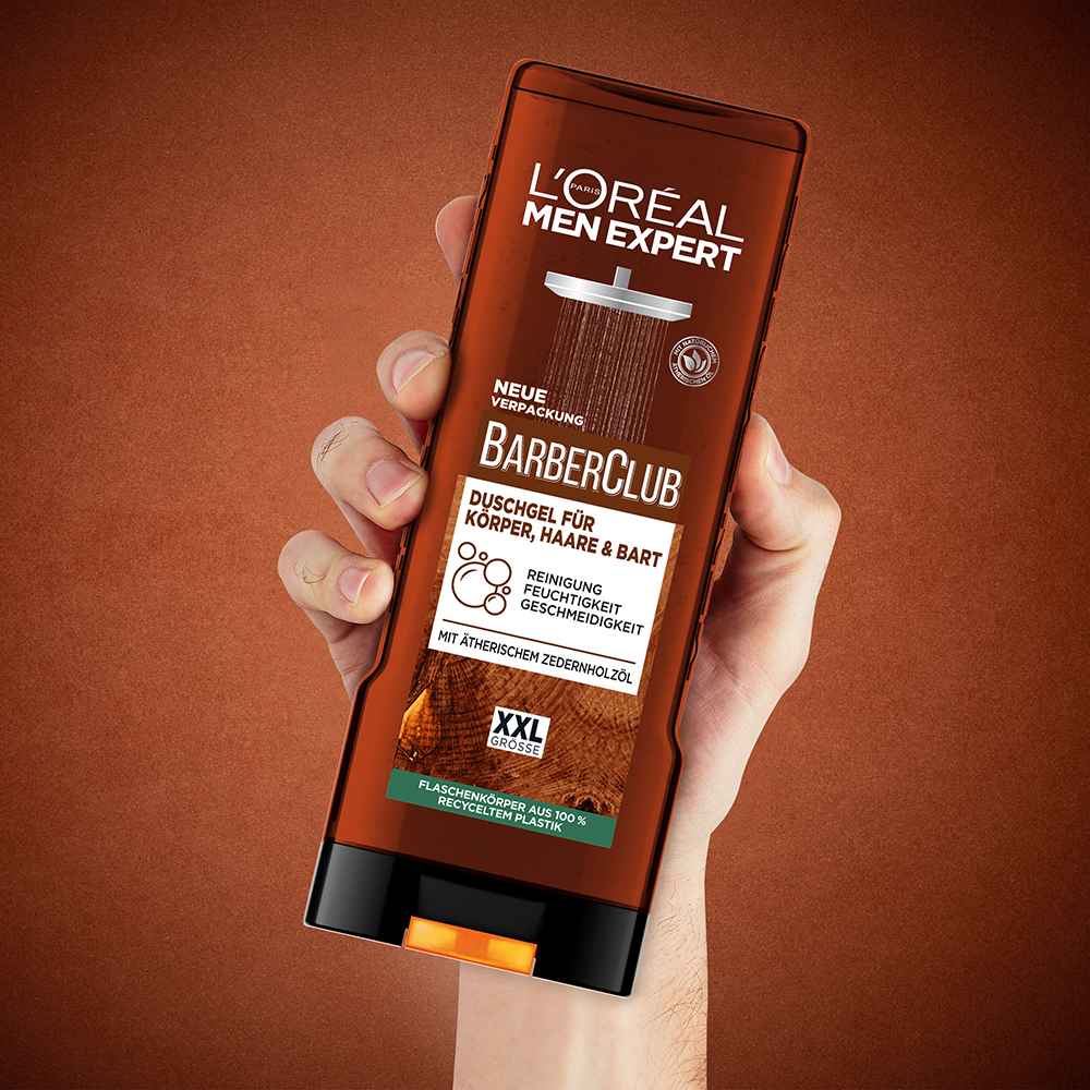 Bild: L'ORÉAL PARIS MEN EXPERT Barber Club Duschgel XXL