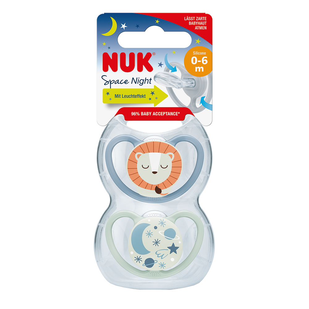 Bild: NUK Space Night Schnuller Blau