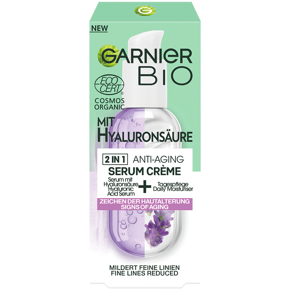 Bild: GARNIER BIO Lavendel Anti Age 2in1 Serum