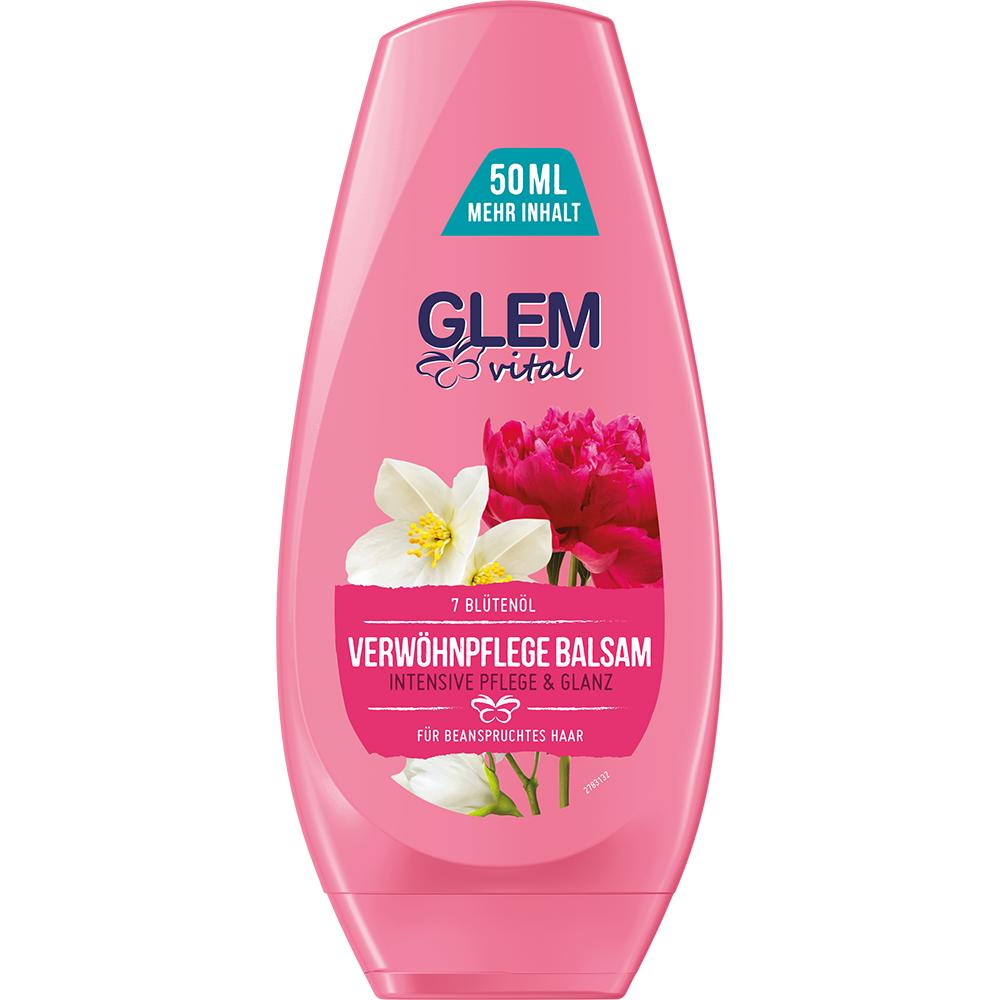 Bild: GlemVital Balsam Intensive Pflege und Glanz 7 Blütenöl