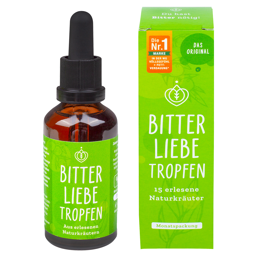 Bild: Bitter Liebe Tropfen 15 erlesene Naturkräuter 