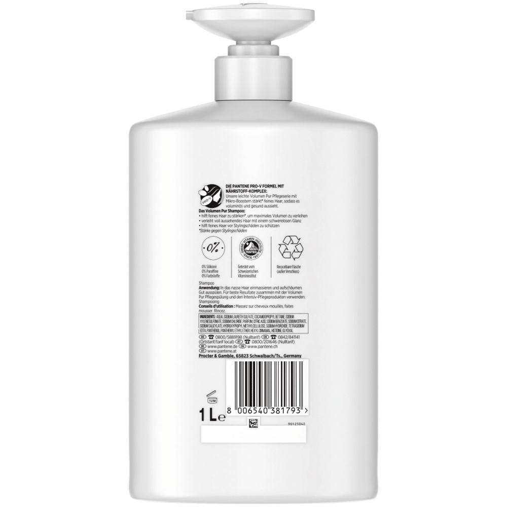 Bild: PANTENE PRO-V Volume Pur Shampoo