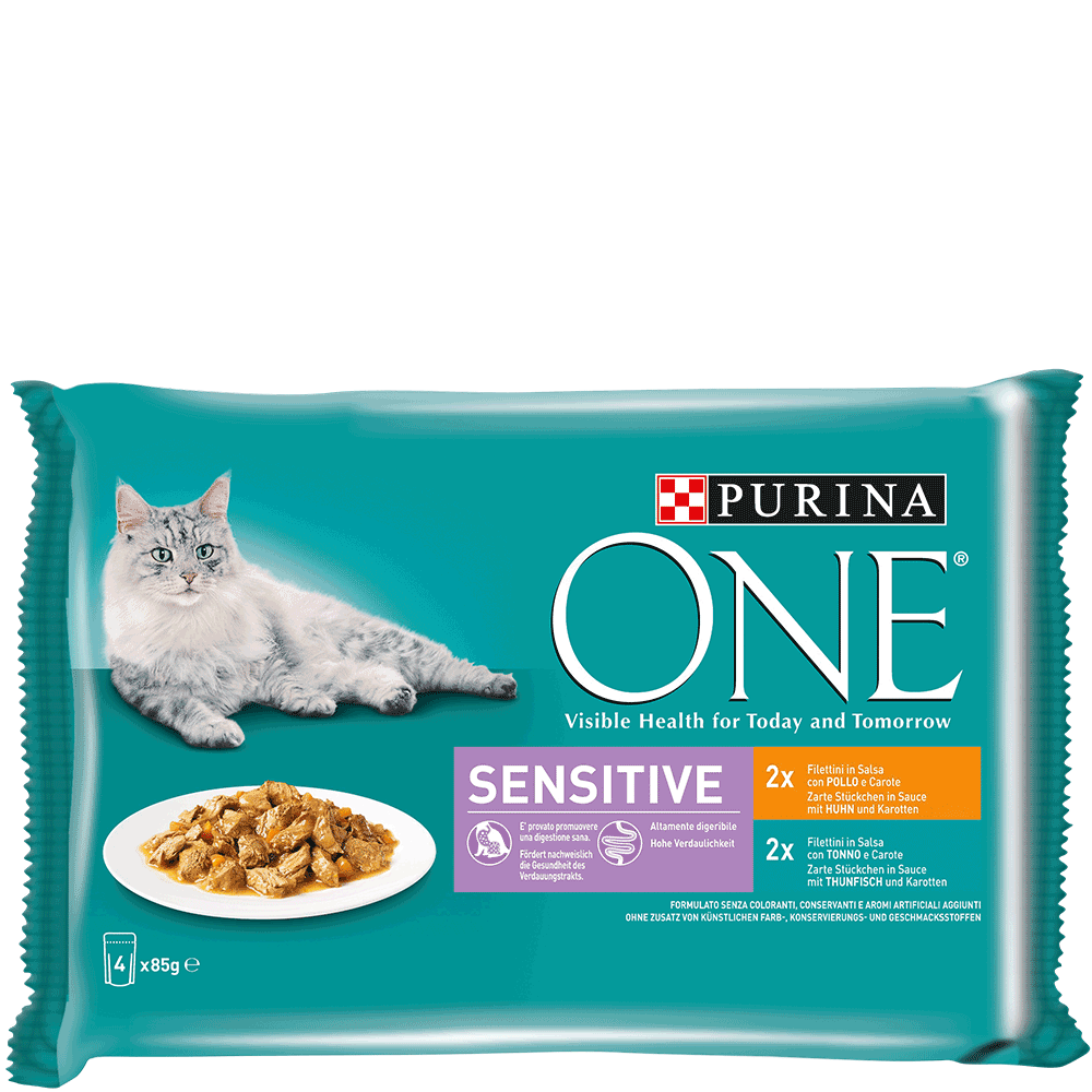Bild: Purina ONE SENSITIVE Huhn