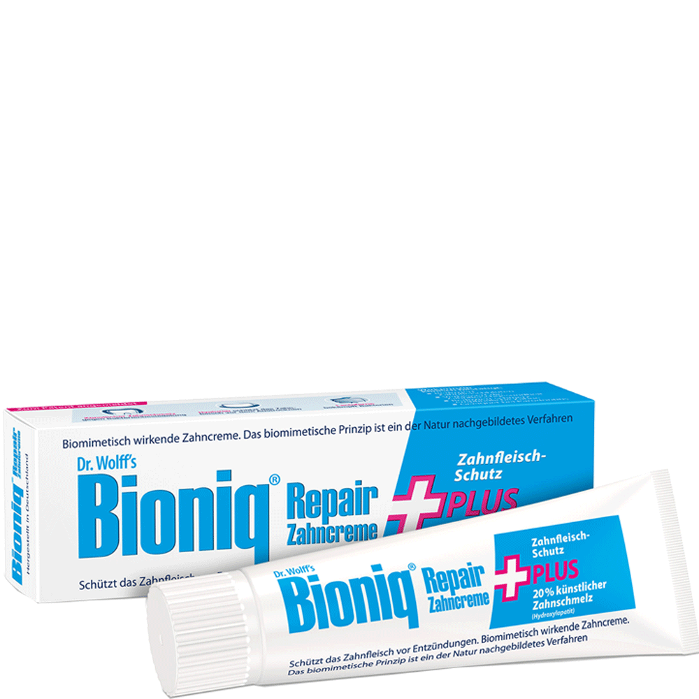 Bild: Bioniq Repair-Zahncreme Plus