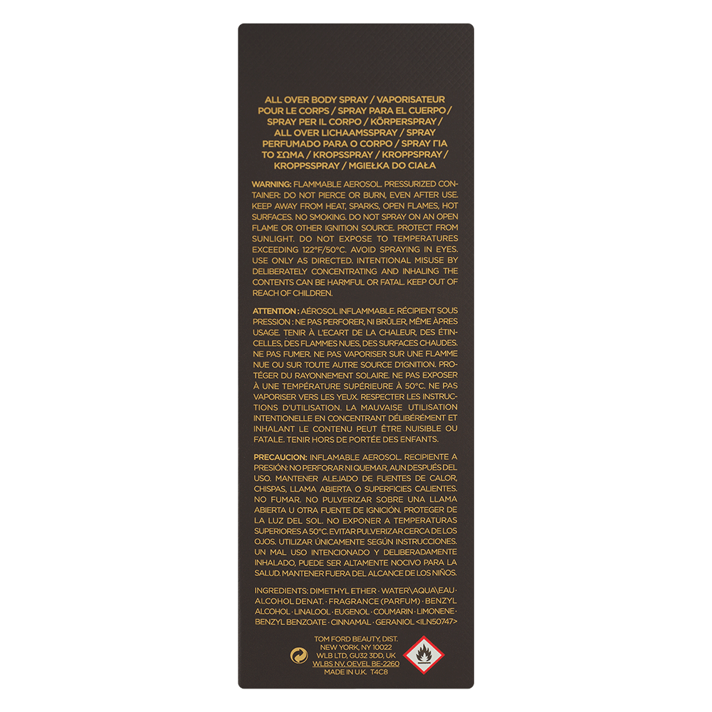 Bild: Tom Ford Tobacco Vanille All Over Body Spray 