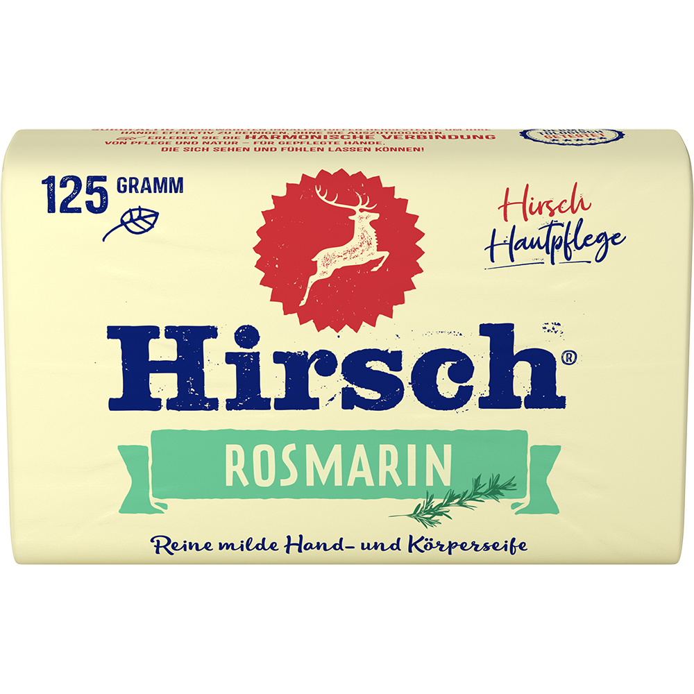Bild: Hirsch Feste Seife Rosmarin