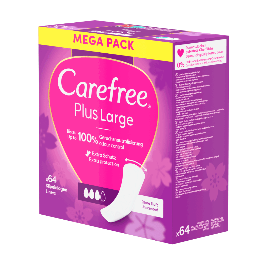 Bild: Carefree Plus Slipeinlagen Plus Large