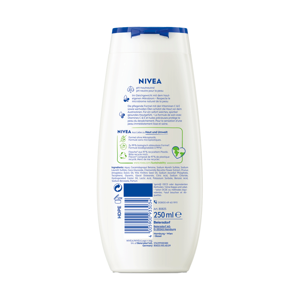 Bild: NIVEA Pflegedusche Creme Sensitive