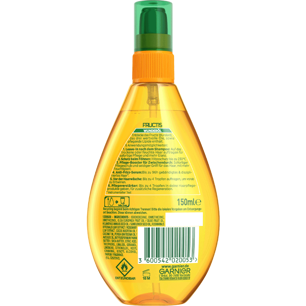 Bild: GARNIER FRUCTIS Wunder-Öl