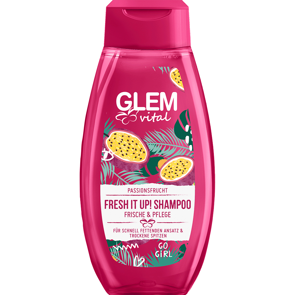 Bild: GlemVital Shampoo Fresh it up! Passionsfrucht