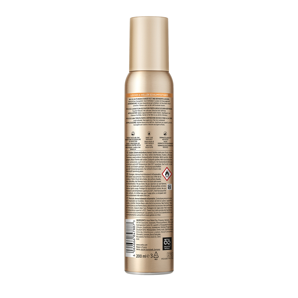 Bild: WELLA wellaflex Schaumfestiger Locken & Wellen