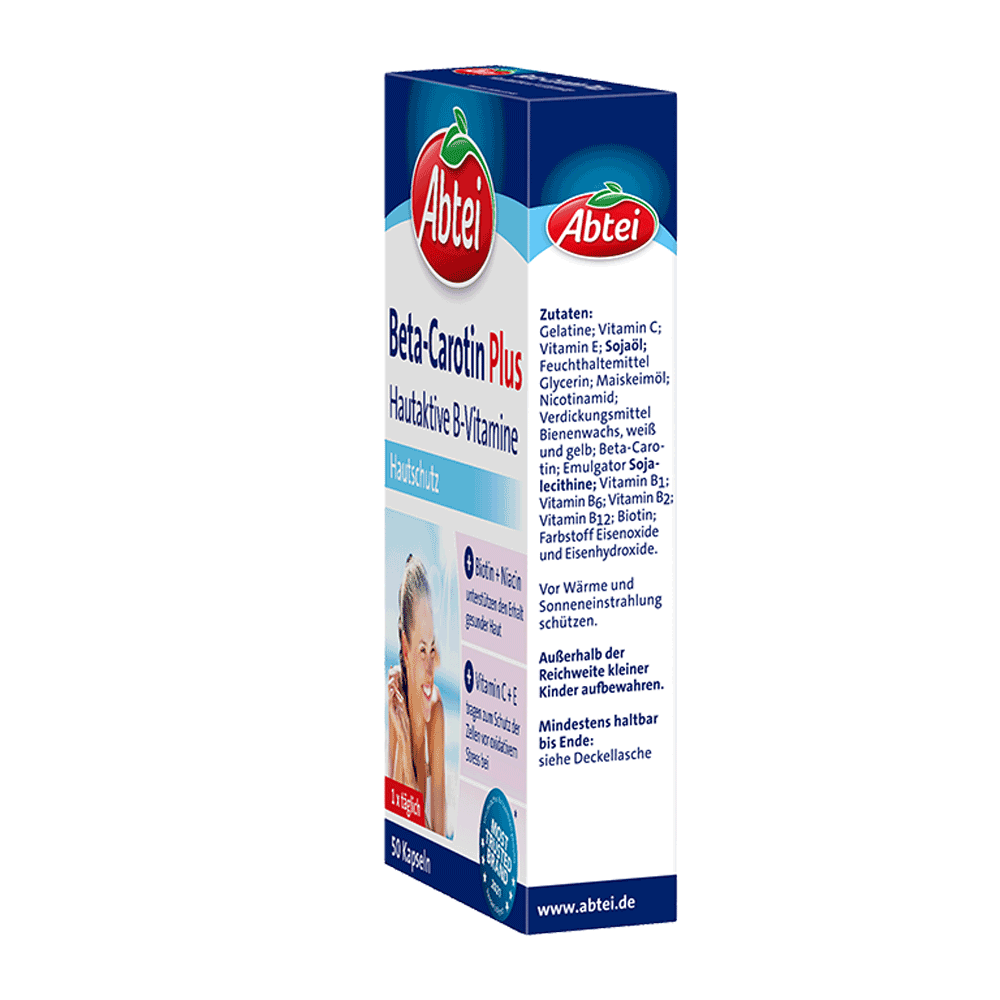 Bild: Abtei Beta-Carotin Plus Hautschutz Kapseln