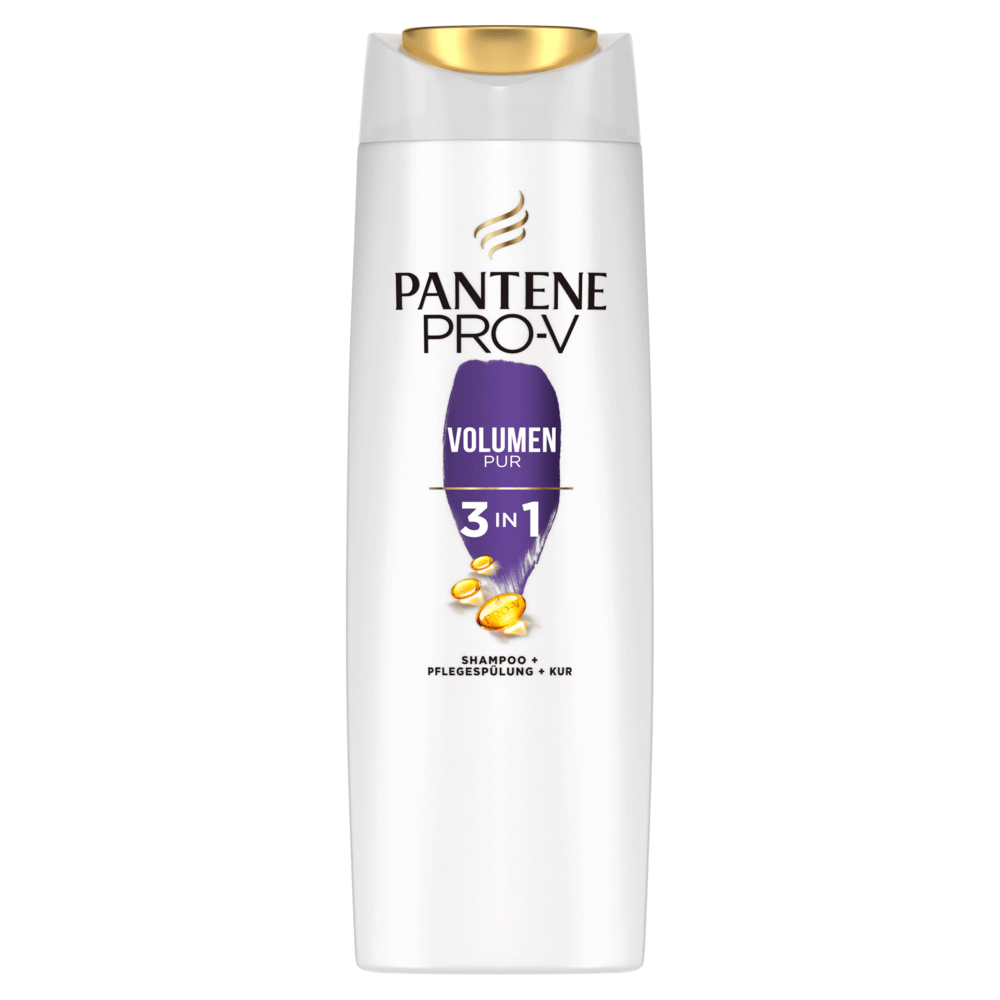 Bild: PANTENE PRO-V Volumen Pur 3-In-1 Shampoo + Pflegespülung + Intensivpflege