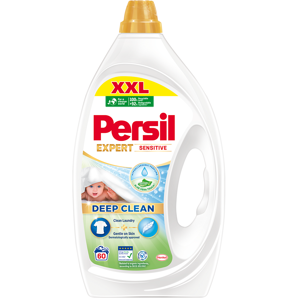 Bild: Persil Expert Sesitive Deep Clean Flüssigwaschmittel