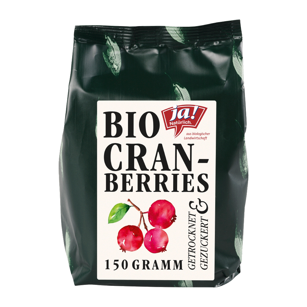 Bild: ja! Natürlich. getrocknete Cranberries