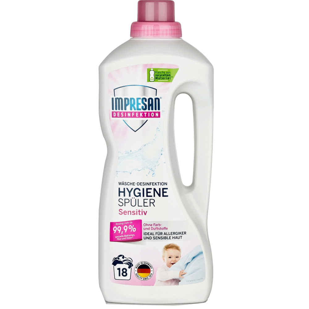 Bild: Impresan Wäsche Desinfektion Hygiene Spüler Sensitiv