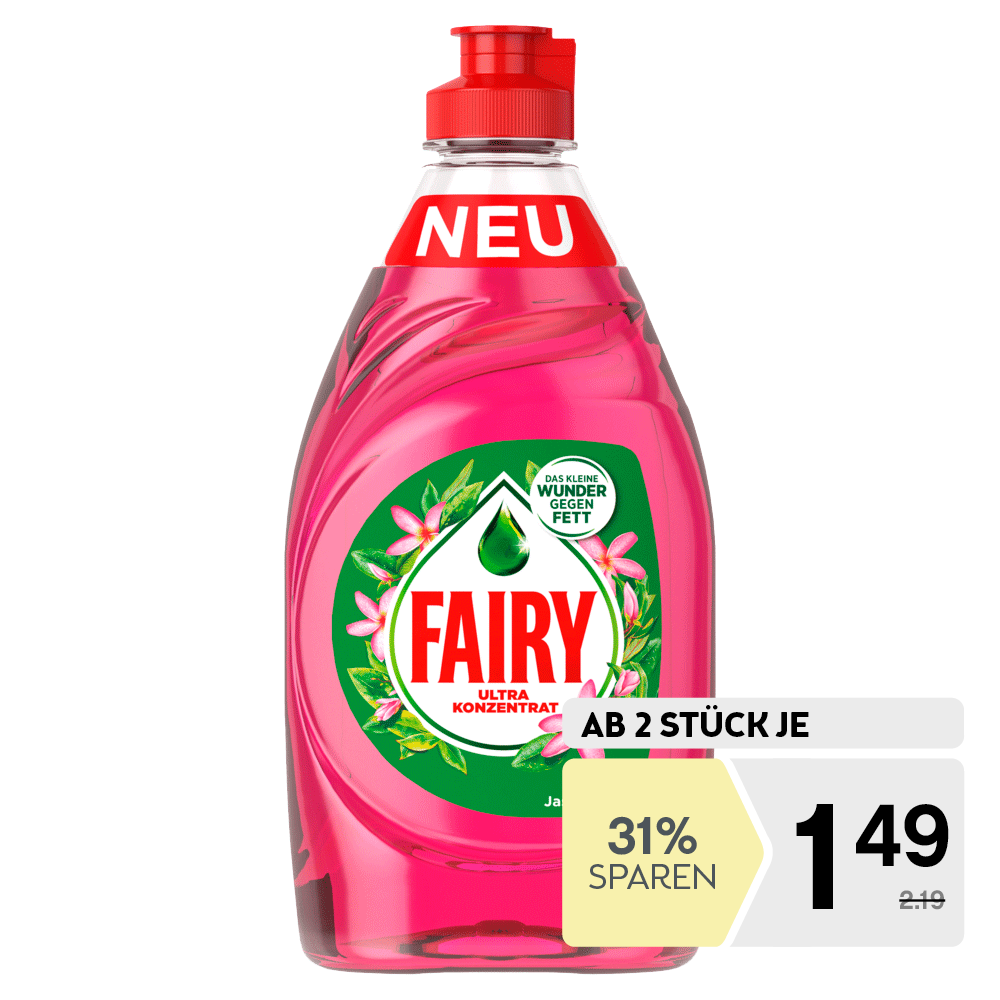 Bild: FAIRY Ultra Konzentrat Pinke Jasminblüte Handgeschirrspülmittel