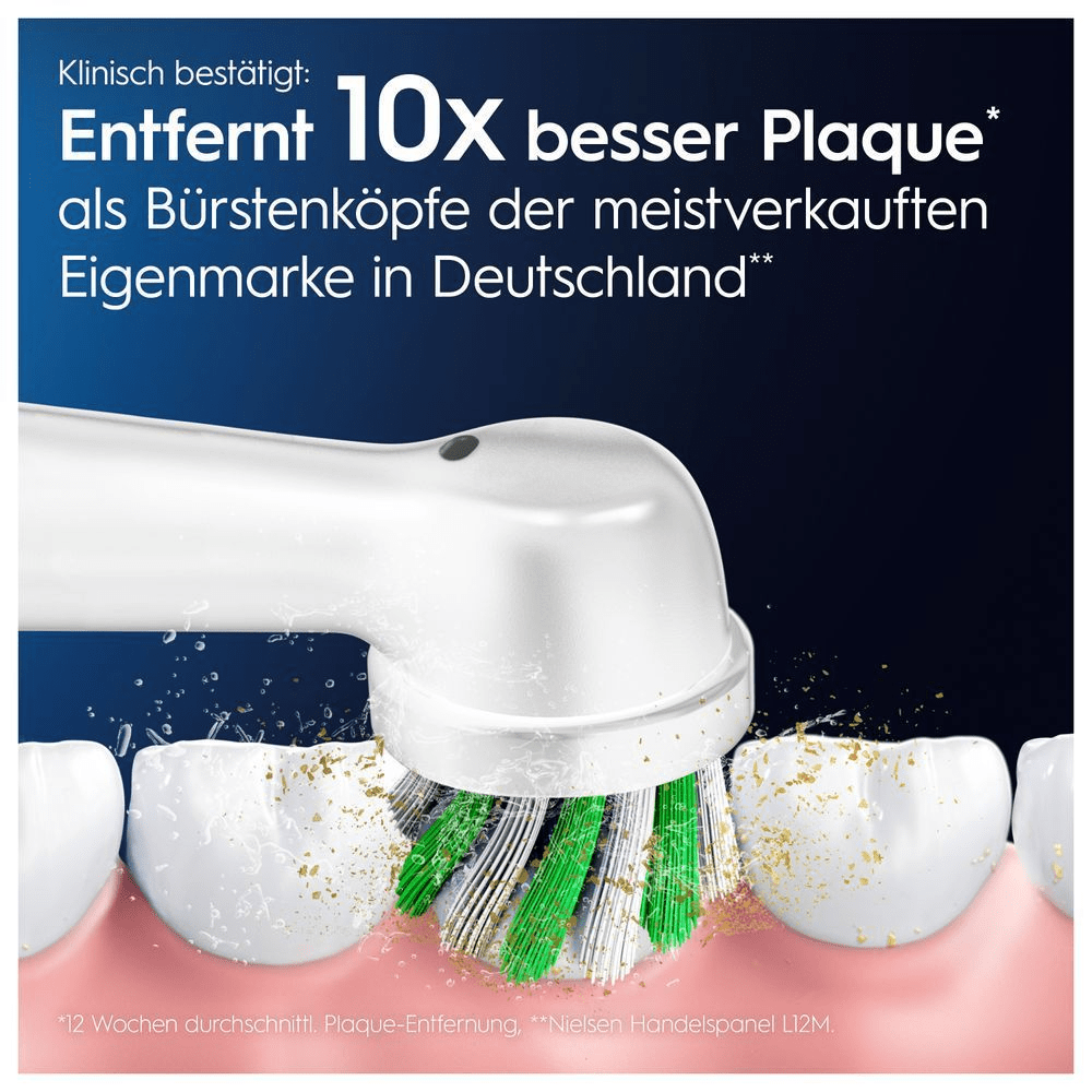 Bild: Oral-B Pro CrossAction Aufsteckbürsten, Weiß