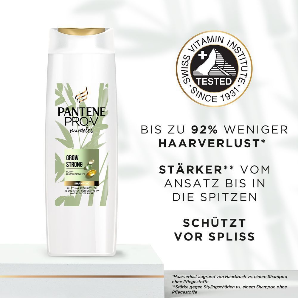 Bild: PANTENE PRO-V Grow Strong Shampoo