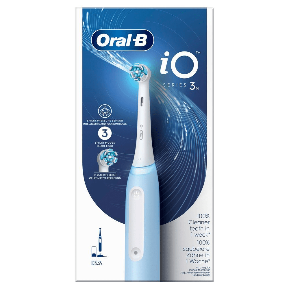 Bild: Oral-B iO Series 3 Elektrische Zahnbürste, Ice Blue