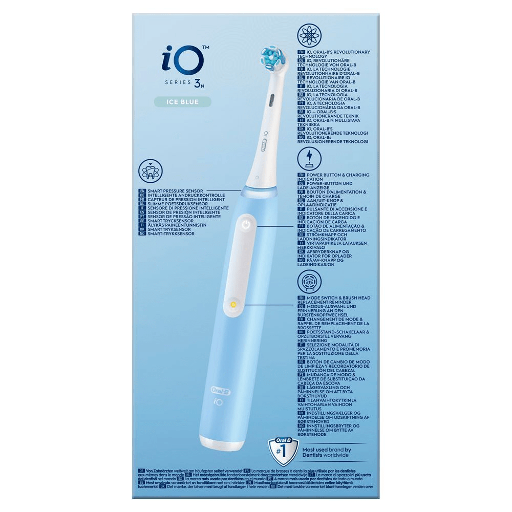 Bild: Oral-B iO Series 3 Elektrische Zahnbürste, Ice Blue