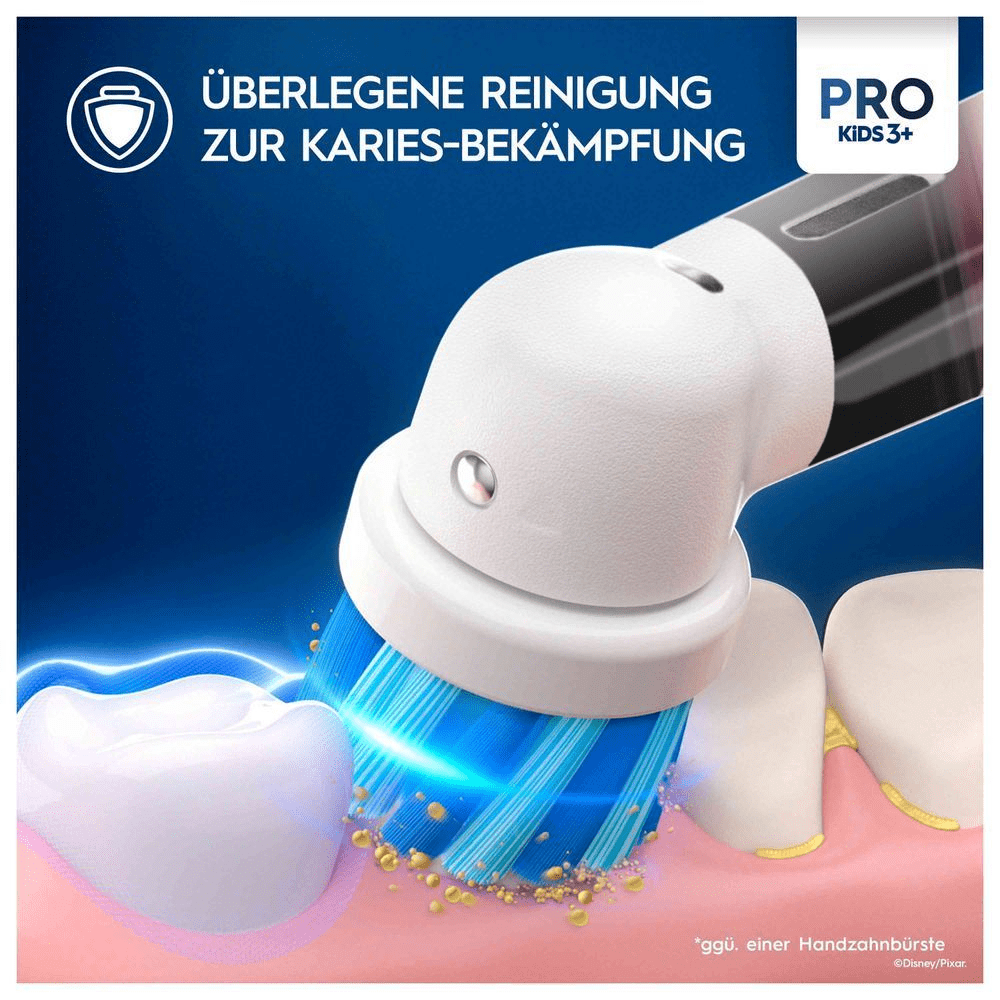 Bild: Oral-B Pro Kids Cars Elektrische Zahnbürste, Rot/Blau