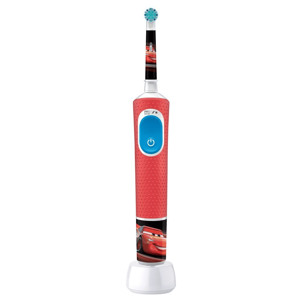 Bild: Oral-B Pro Kids Cars Elektrische Zahnbürste, Rot/Blau