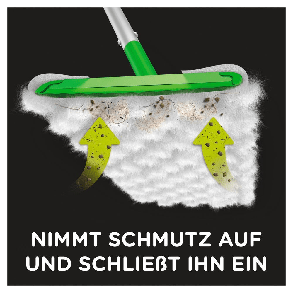 Bild: Swiffer Bodenwischer 3D Clean Trockene Bodentücher Nachfüllpackung