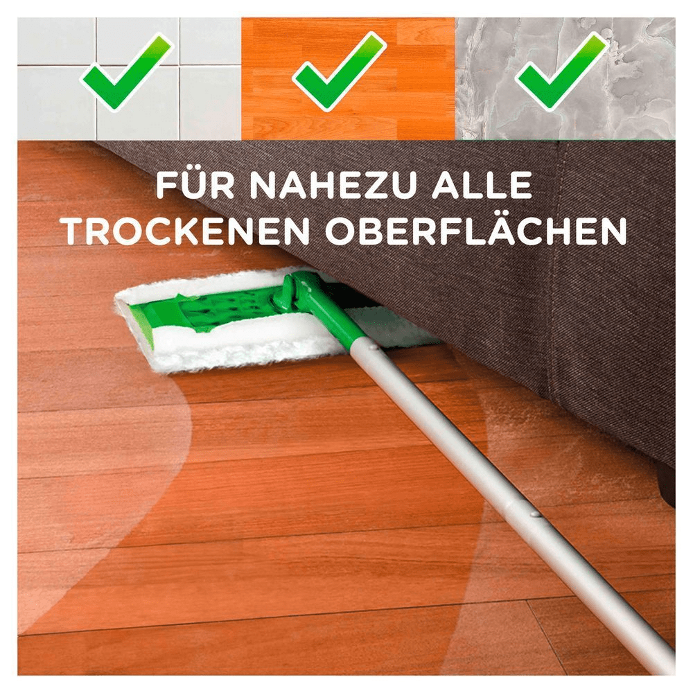 Bild: Swiffer Bodenwischer 3D Clean Trockene Bodentücher Nachfüllpackung
