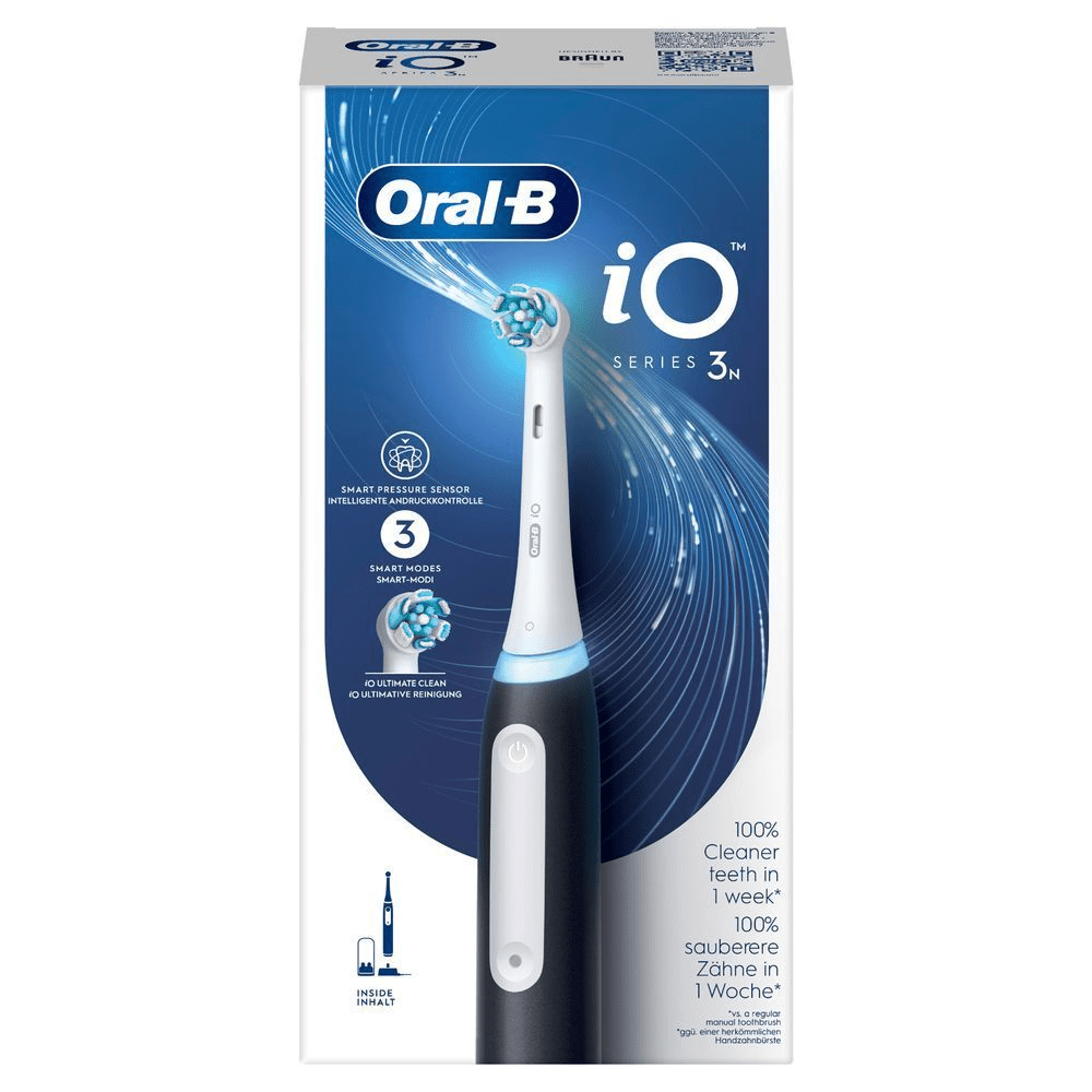Bild: Oral-B iO Series 3 Elektrische Zahnbürste, Matt Black