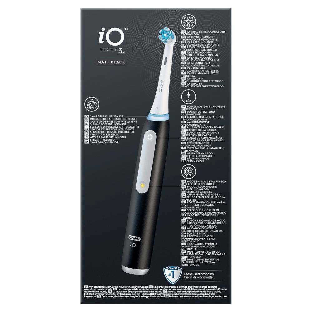 Bild: Oral-B iO Series 3 Elektrische Zahnbürste, Matt Black