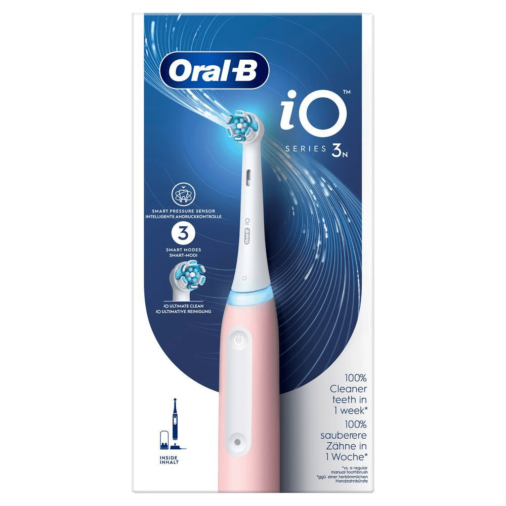 Bild: Oral-B iO Series 3 Elektrische Zahnbürste, Blush Pink