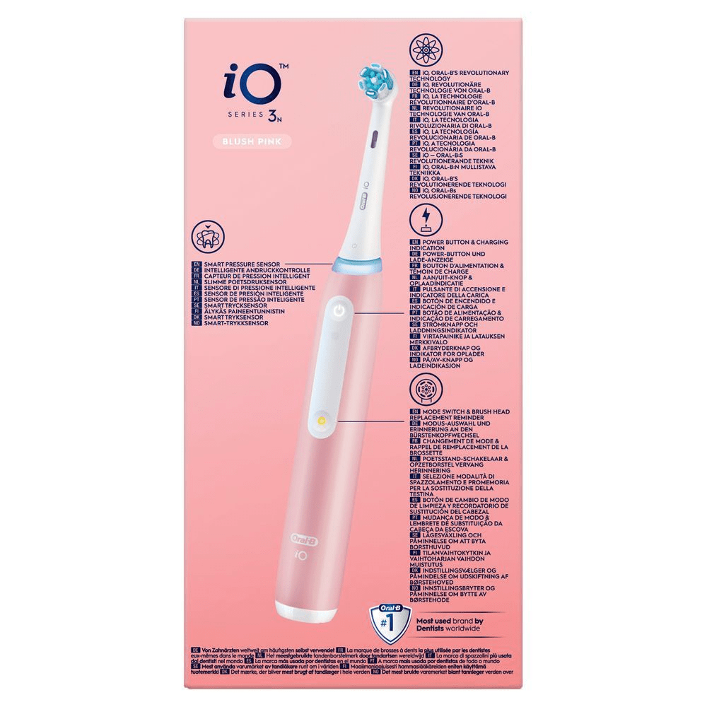 Bild: Oral-B iO Series 3 Elektrische Zahnbürste, Blush Pink