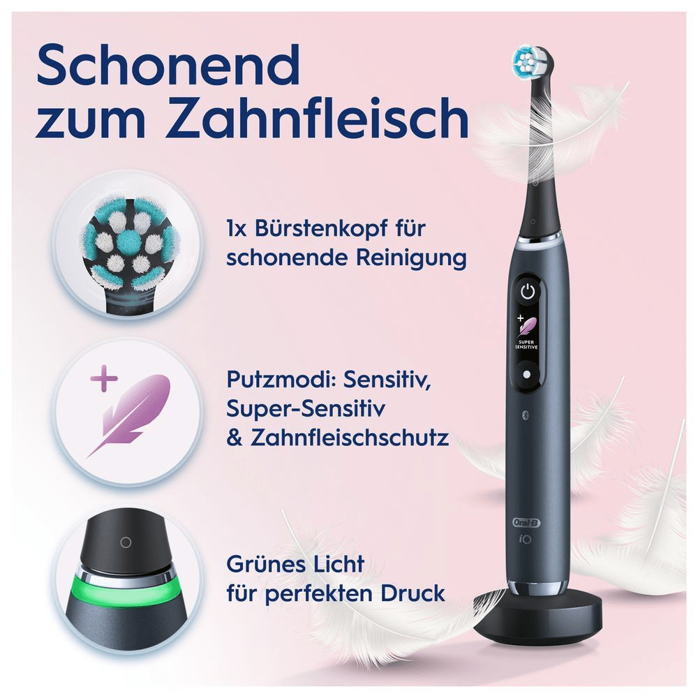 Bild: Oral-B iO9 Elektrische Zahnbürste, Black Onyx