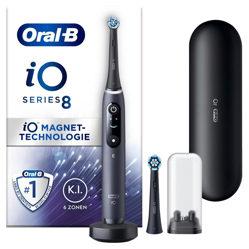 Bild: Oral-B iO 8 Elektrische Zahnbürste, Black Onyx