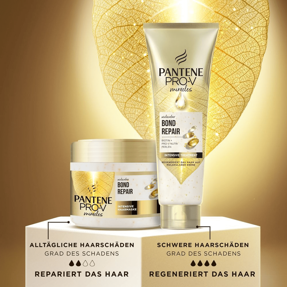 Bild: PANTENE PRO-V Molecular Bond Repair Tiefenwirksame Haarpflege mit Biotin