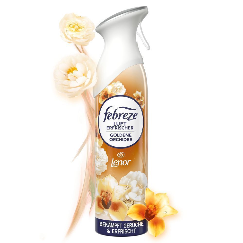 Bild: Febreze Lufterfrischer Raumduft Spray Goldene Orchidee