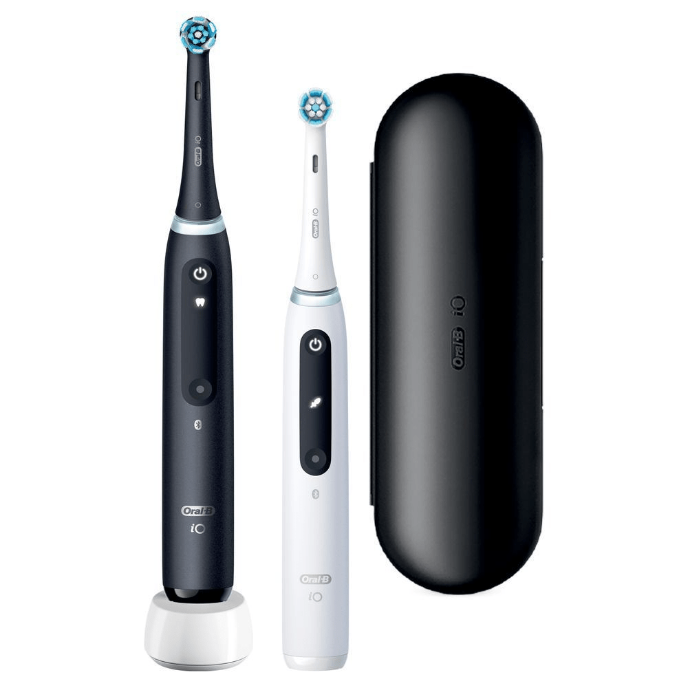 Bild: Oral-B iO Series 5 Duo Elektrische Zahnbürste, Schwarz/Weiß