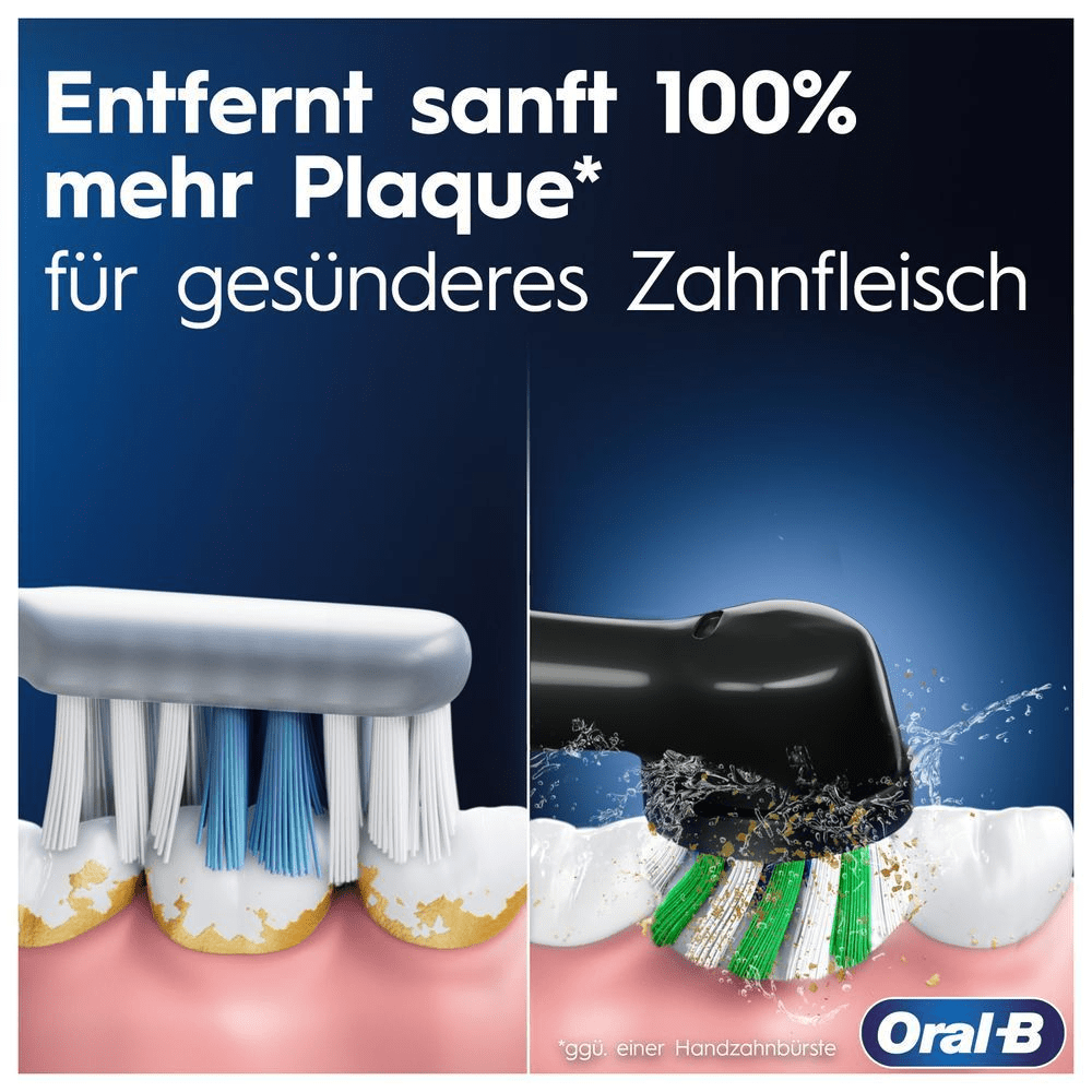 Bild: Oral-B Pro 3 Elektrische Zahnbürste, Schwarz/Rosa