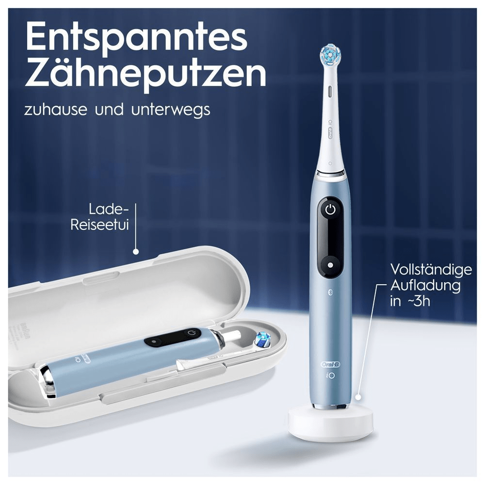 Bild: Oral-B iO Series 9 Elektrische Zahnbürste, Aqua Marine