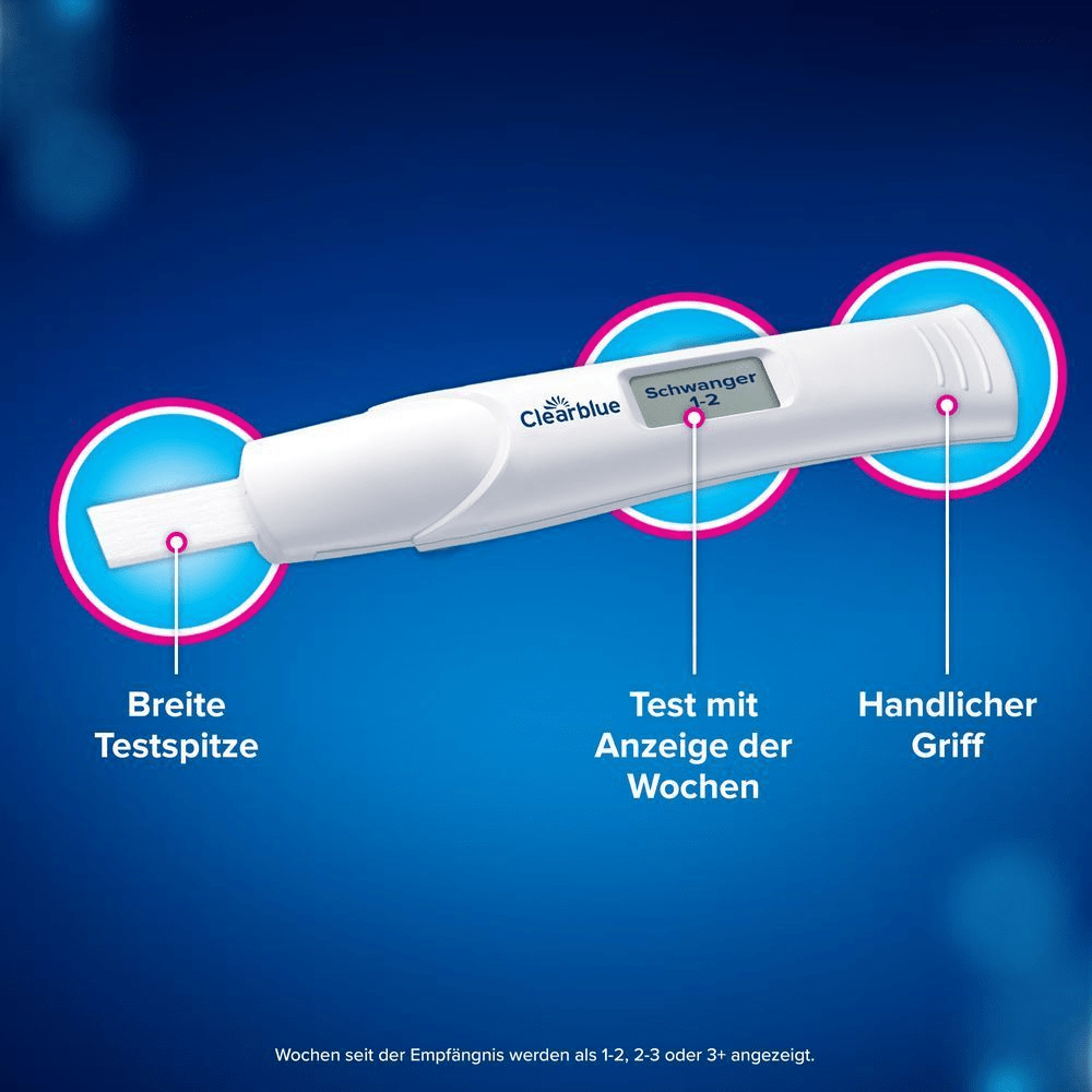 Bild: Clearblue Schwangerschaftstest Kombipack