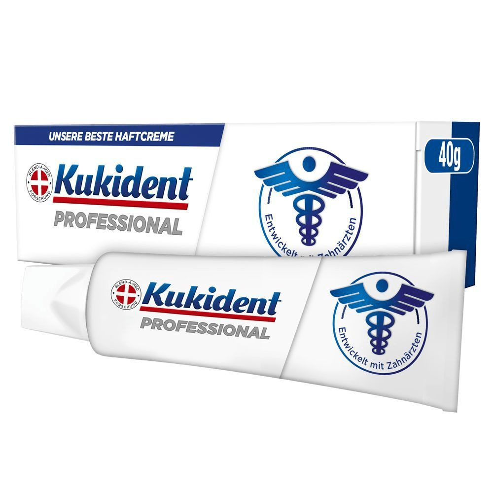 Bild: Kukident Professional Haftcreme, für Voll- und Teilprothesen