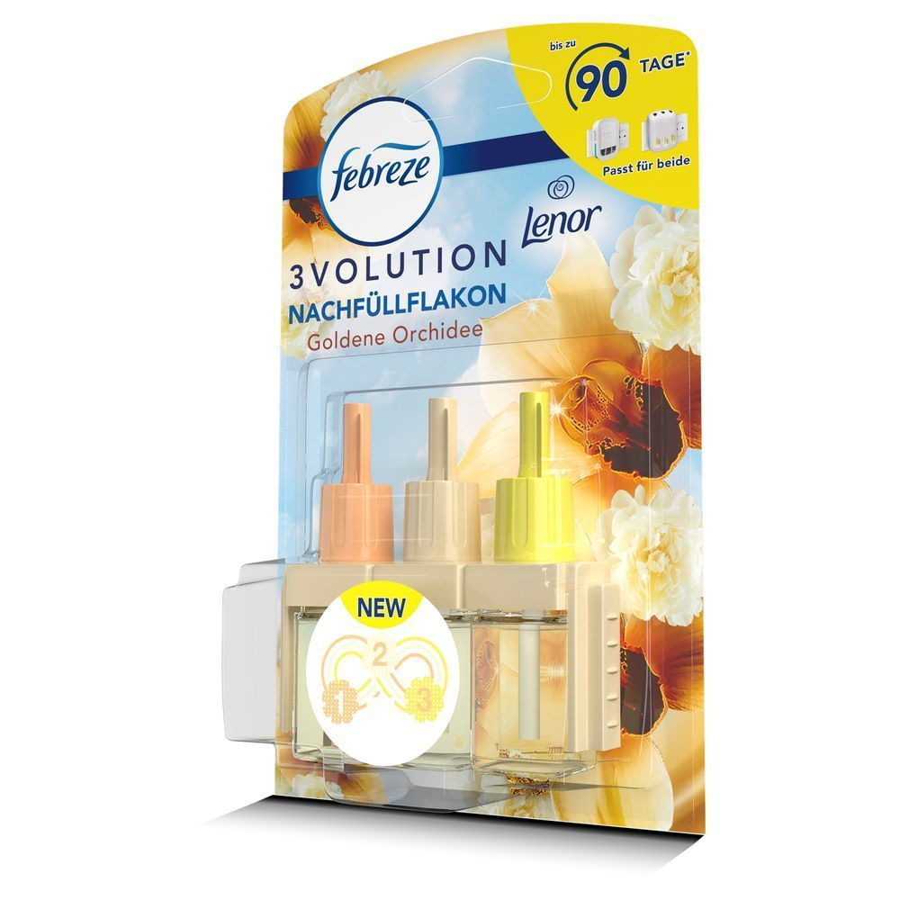 Bild: Febreze 3Volution Duftstecker Nachfüllflakon, Goldene Orchidee