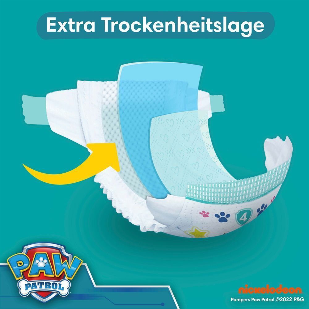 Bild: Pampers Baby-Dry Paw Patrol Edition Größe 5, 11kg-16kg, Monatsbox