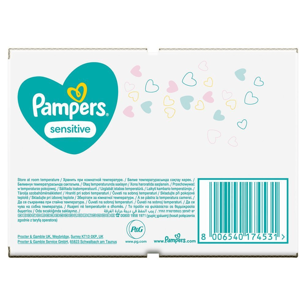 Bild: Pampers Sensitive Feuchttücher