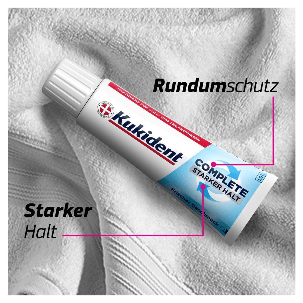 Bild: Kukident Haftcreme