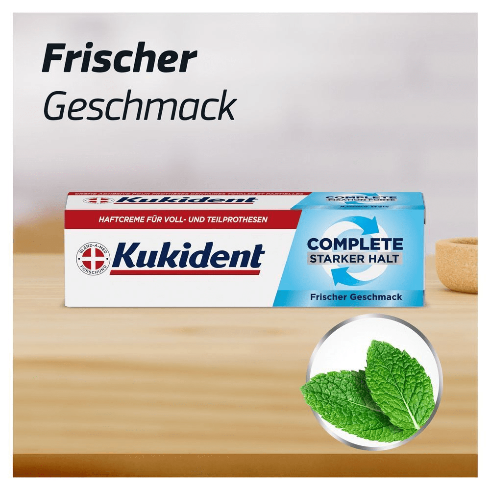Bild: Kukident Haftcreme
